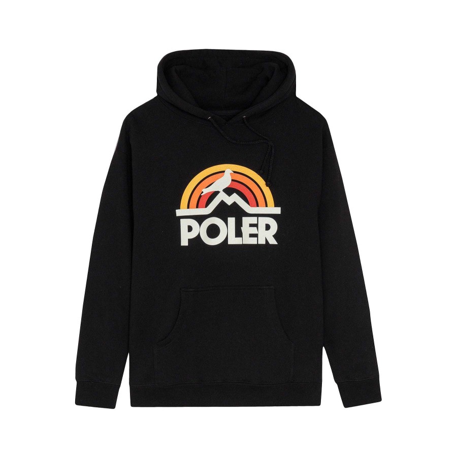 Sudaderas Y Forro Polar | Poler Sudadera Con Capucha Y Diseno De Paloma De Staple X Poler Negro