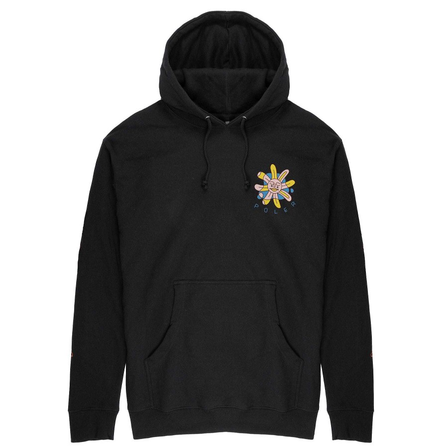 Sudaderas Y Forro Polar | Poler Sudadera Con Capucha Dozy Daisy Negro