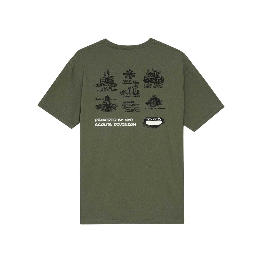 Camisetas | Poler Camiseta De La Division De Exploradores Staple X Poler Verde Salvia