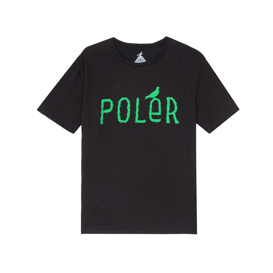 Grapa X Poler | Poler Camiseta De Paloma Peluda De Staple X Poler Negro