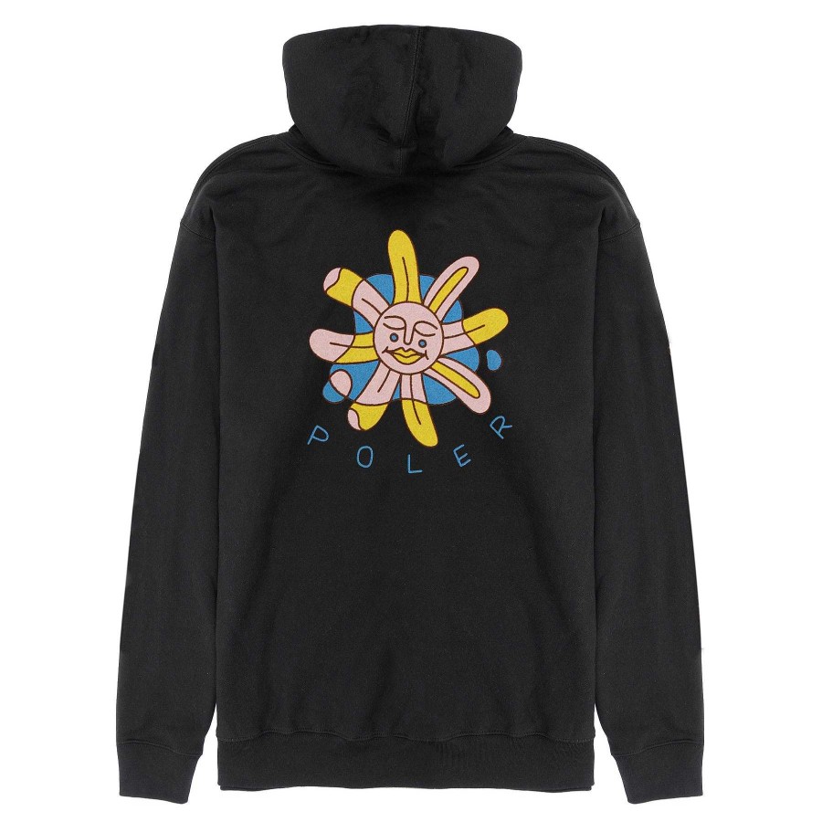 Sudaderas Y Forro Polar | Poler Sudadera Con Capucha Dozy Daisy Negro